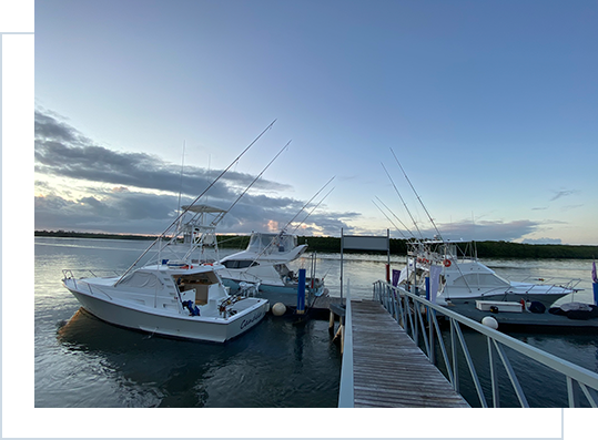 Charlote Fishing's private pier in Canavieiras, Bahia